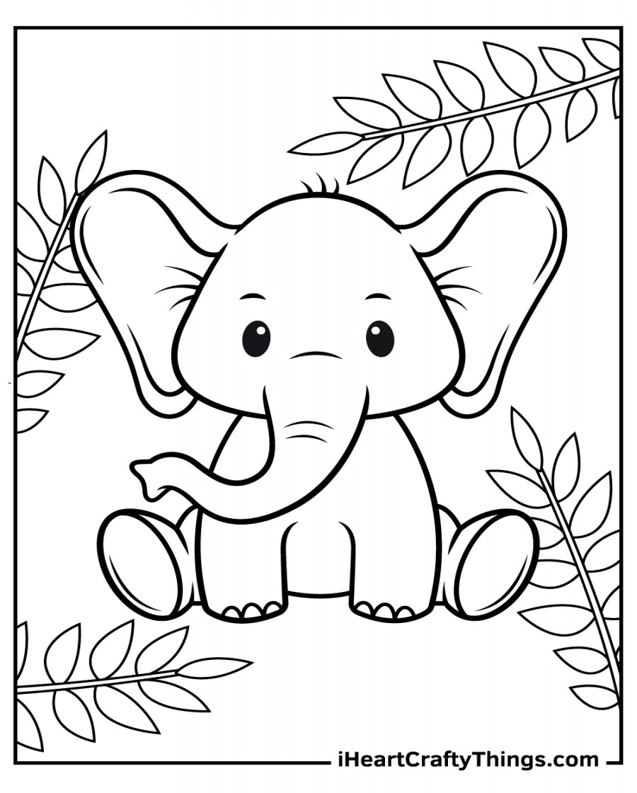 Baby Animals Coloring Pages (% Free Printables)