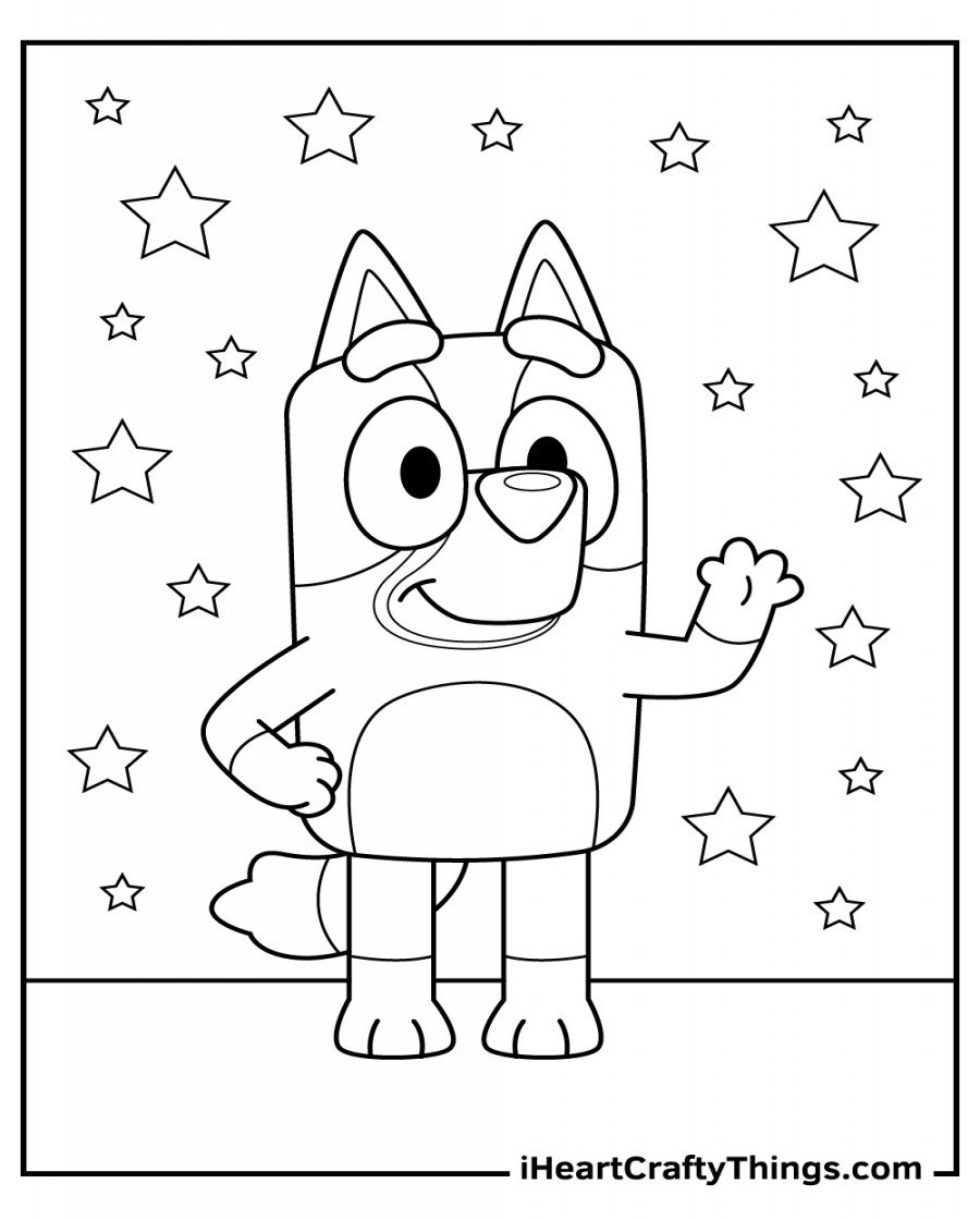Bluey Coloring Pages (% Free Printables)