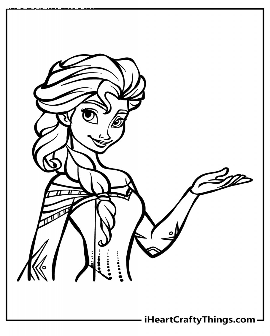 Elsa Coloring Pages (% Free Printables)