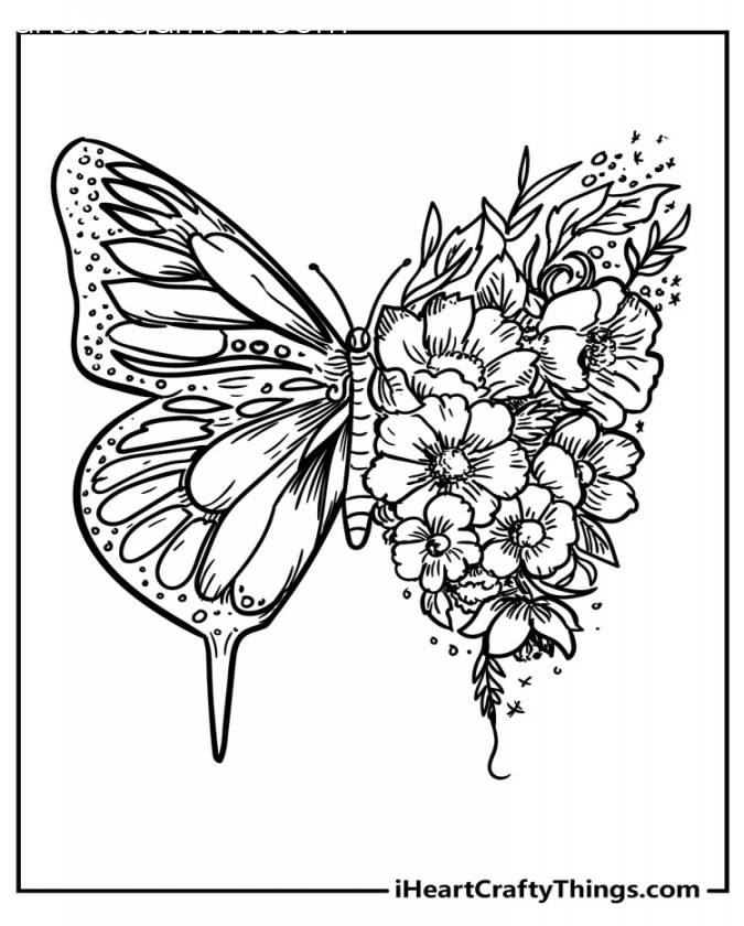 Flower Coloring Pages (% Free Printables)
