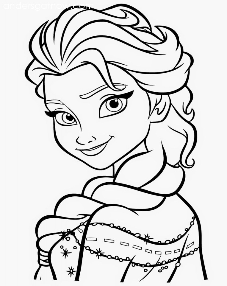 Frozen Coloring Pages Elsa Face ~ Instant Knowledge  Dibujos de