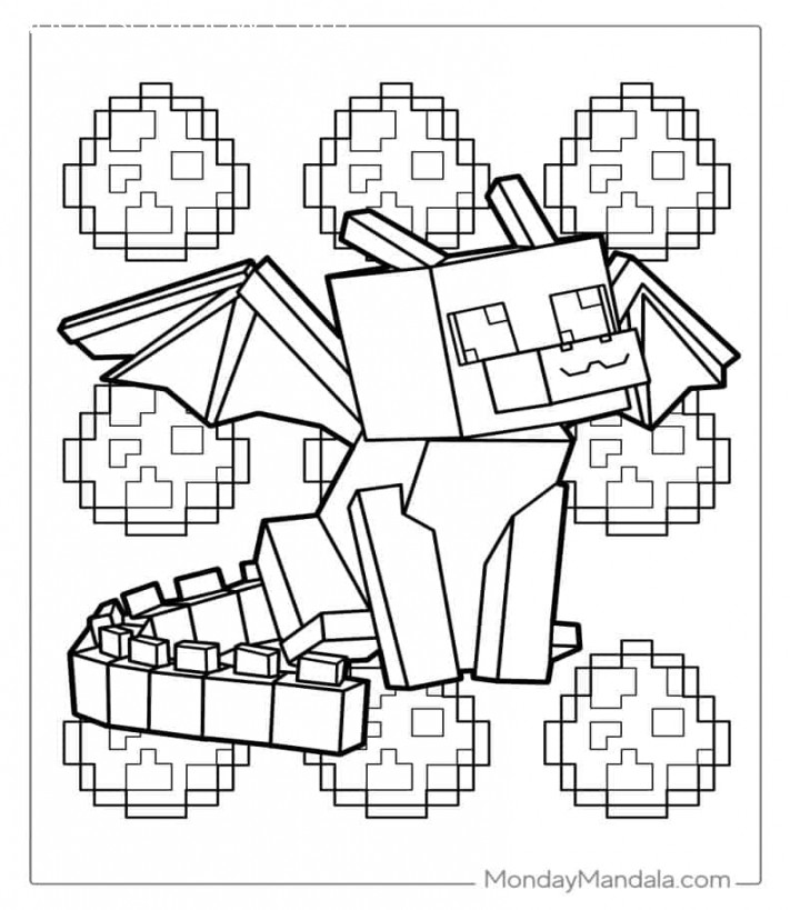 Minecraft Coloring Pages (Free PDF Printables)