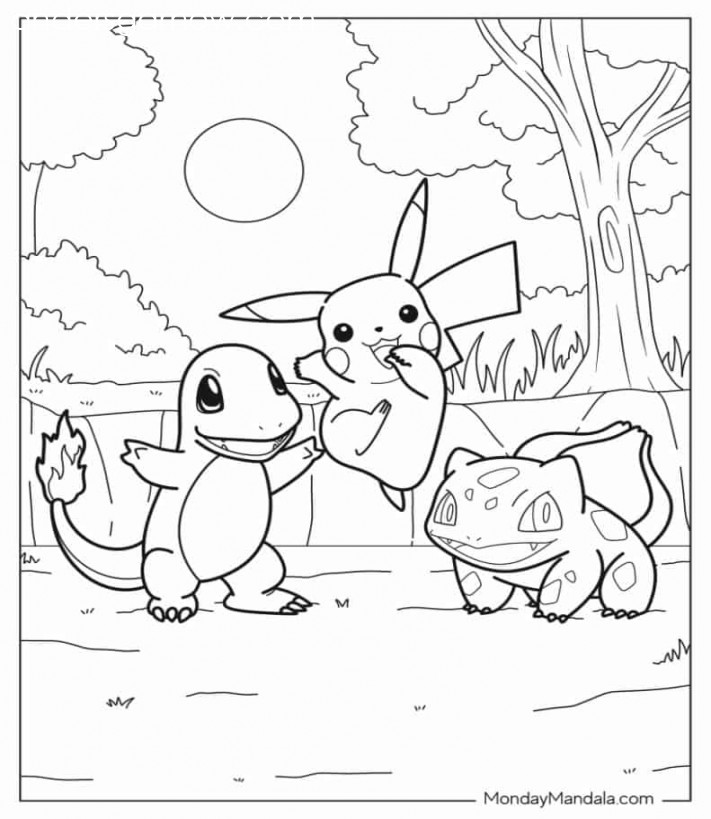 Pokemon Coloring Pages (Free PDF Printables)