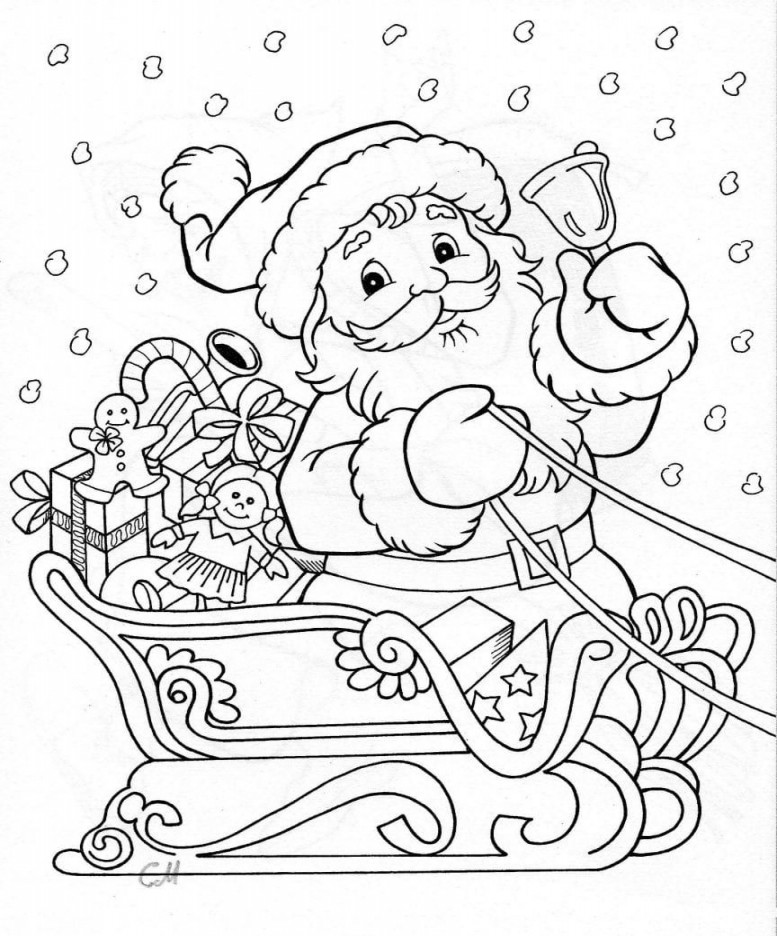 Printable Christmas Colouring Pages  Christmas coloring sheets