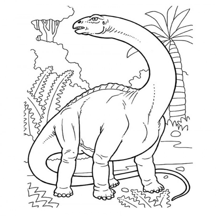 Top  Free Printable Unique Dinosaur Coloring Pages Online